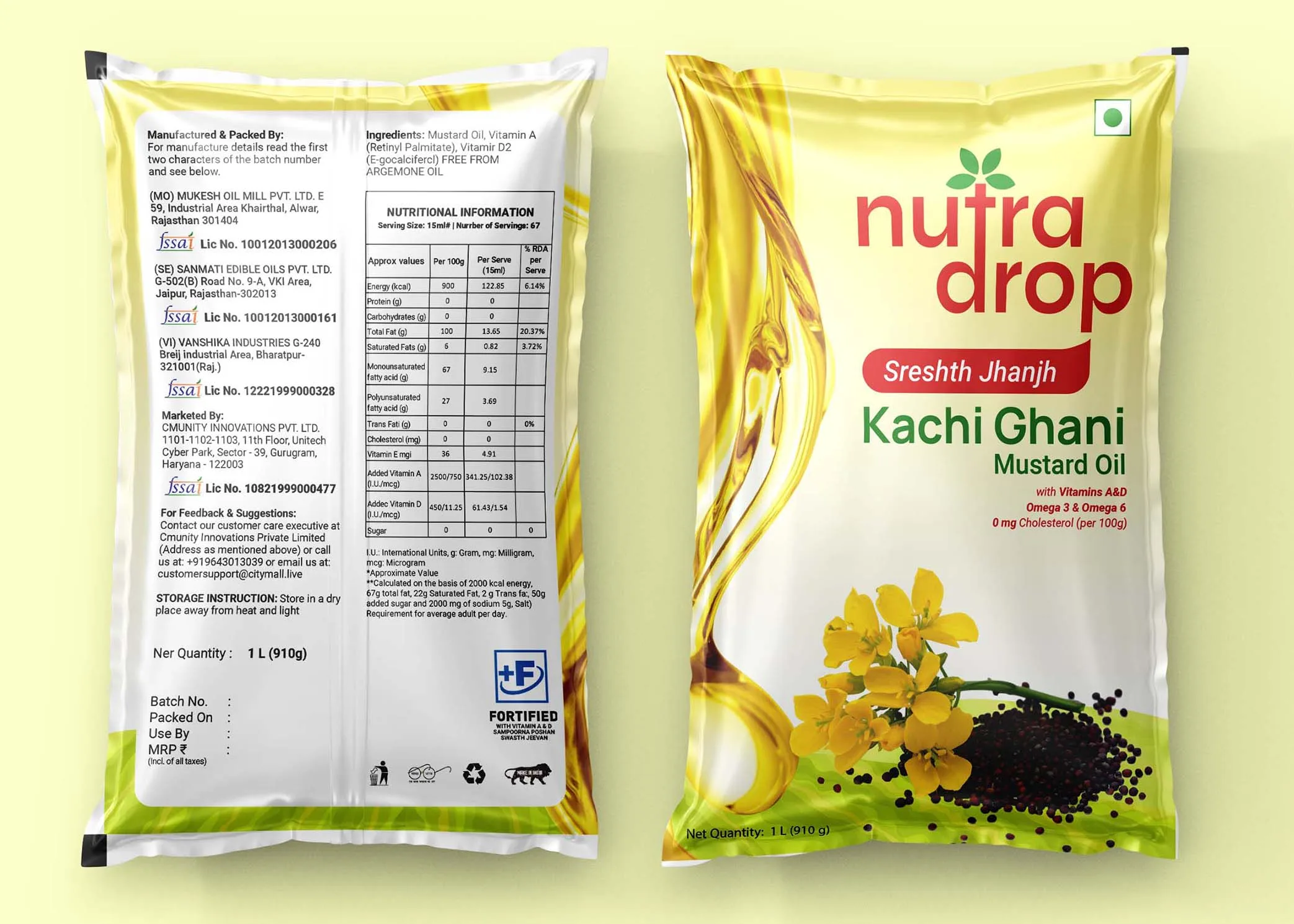 NUTRA DROP OIL