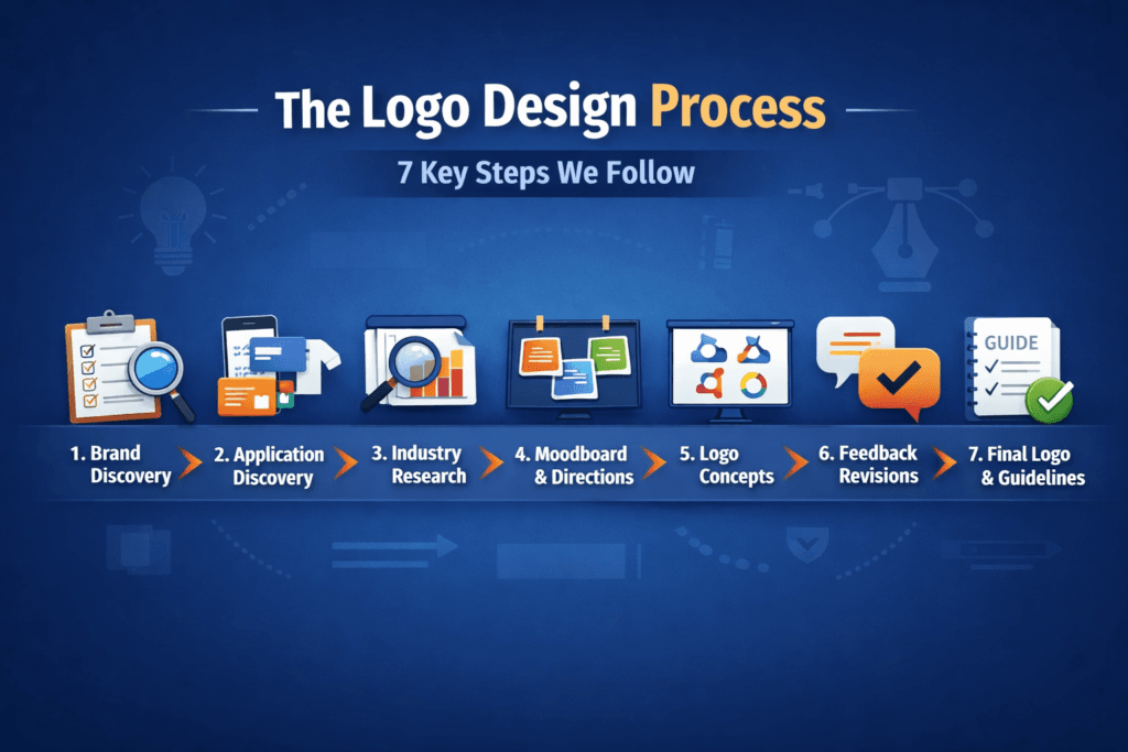 7 step logo design process