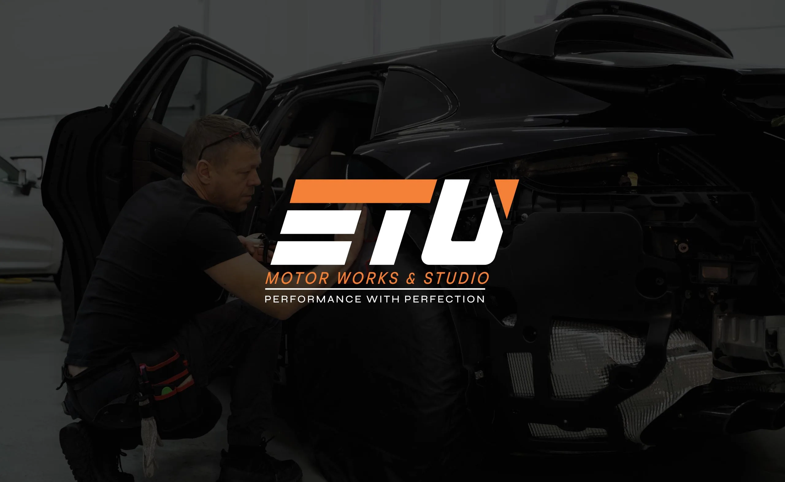 Branding for a luxury car detailing studio in Gurgaon